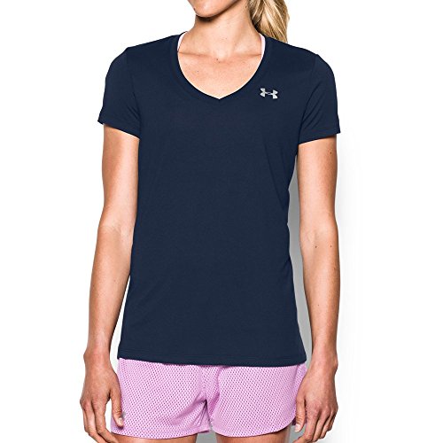 Image of Under Armour Womens Tech V-Neck Short-Sleeve T-Shirt