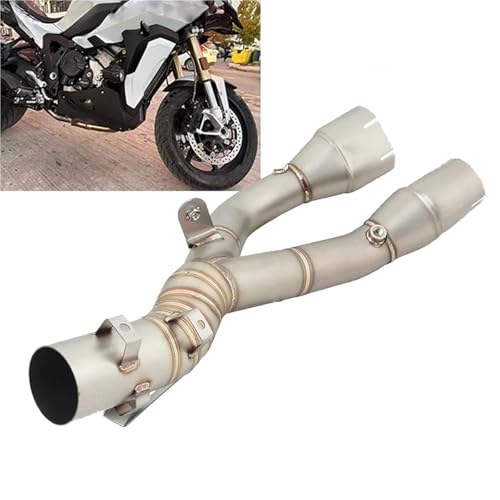 Tuyau de raccordement d'échappement moto BMW S1000XR 2021 2022 tube intermédiaire inox