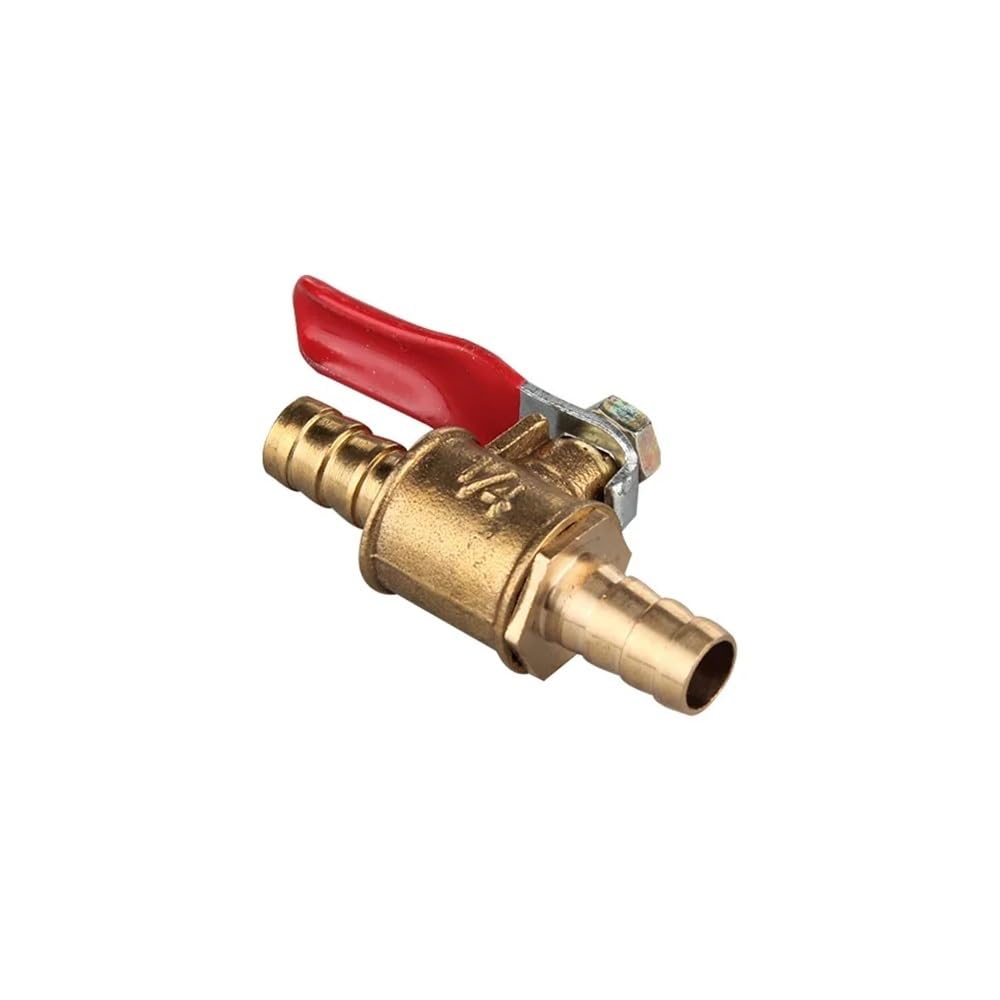 Válvula de bola de latón de 6 mm para mangueras de riego en jardines y huertos urbanos