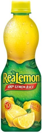 ReaLemon 100% Lemon Juice from Concentrate, 15-Ounce Squeeze Bottles (Pack of 6)