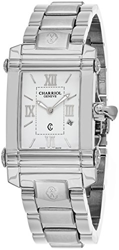 Charriol Women's Columbus Swiss-Quartz Watch with Stainless-Steel Strap, Silver, 18 (Model: CCSTRH.920.830)