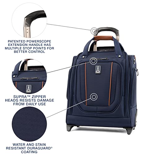 Travelpro Crew Versapack Softside Rolling Underseat Carry-On Bag, Men And Women, Patriot Blue, 16-Inch #TOP1
