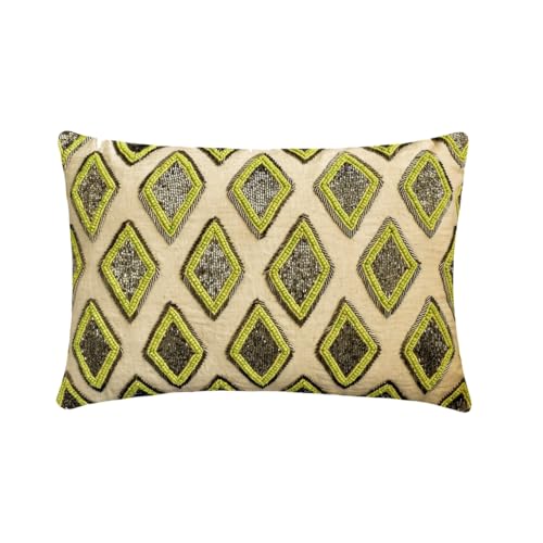 U z[ZgbN ؂ȑ  o[NbVJo[, 30 x 50 cm l , NbVJo[t r[YH`, 􉽊wI  - Lozenge Green