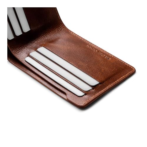 Image of DailyObjects Tan Leather UrbanGentleman Wallet for Men | Six Card Slots and Relaxed Slide Pocket | Slim and Sleek Design | Easy to fit in Pocket
