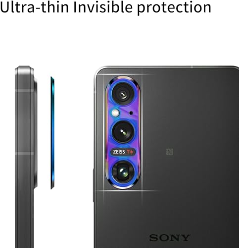 Waillynice Para Sony Xperia 1 V Metal Alumínio Aço Inoxidável Protetor de Lente de Câmera Capa de Le