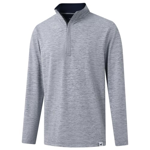 Rouen Men's Pin Striped Quarter Zip