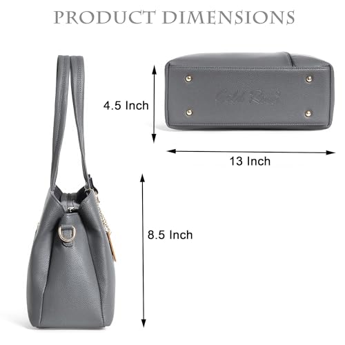 Image of Gold Rose Women's Vegan Leather Handbag - Stylish Shoulder and Crossbody Bag for Women | Multi-Compartment Office, Party and Daily Use Purse