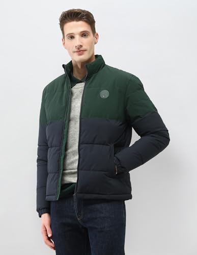 Image of U.S.Polo Association Men'S Colour Blocked Regular Fit Puffer Jacket