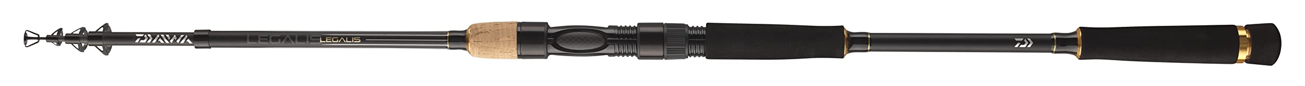 DAIWA Legalis Tele Allround, 2,4m, 7,87ft, 10-50g, 5 parts, Telescopic Fishing Rod, 11761-246