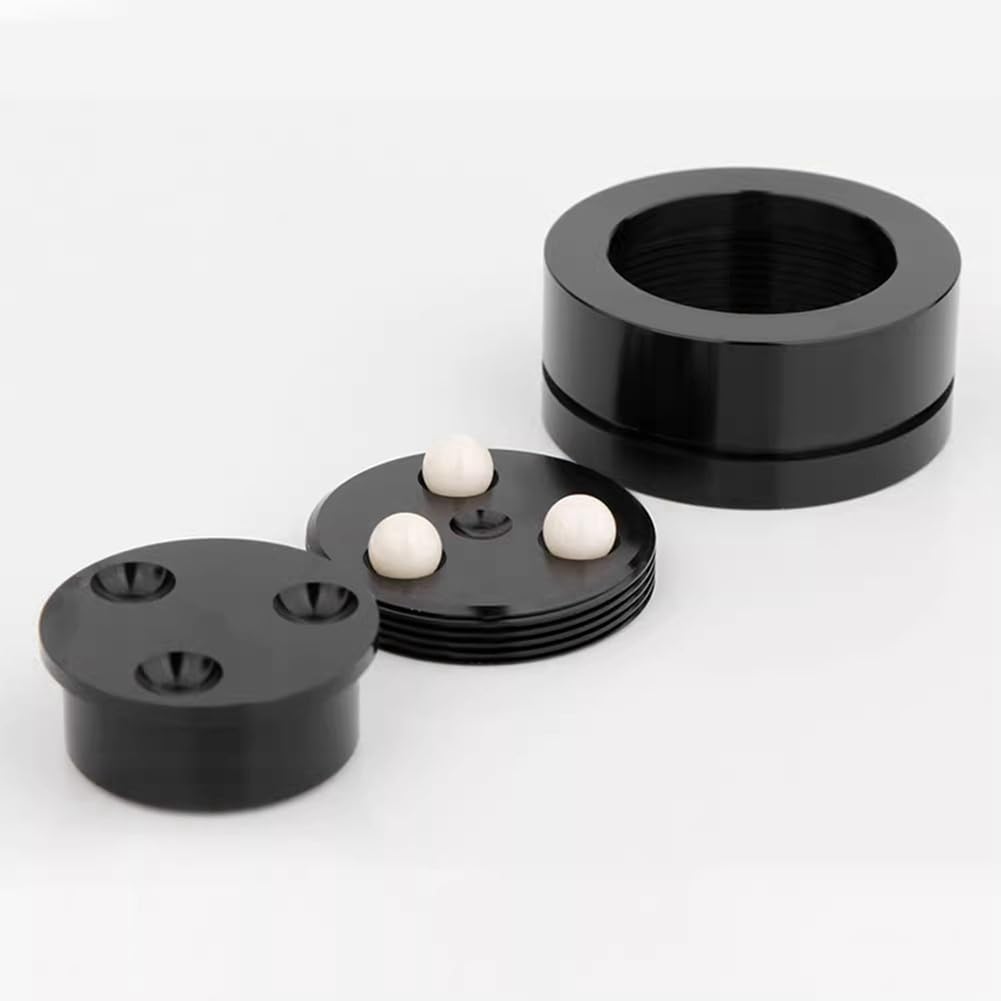 Bamberg 4 Pezzi HiFi Audio Speaker Stand Piedini Fever Amplificatore Lettore CD Treppiede Altoparlante Antiurto Piedino Sfera in Acciaio