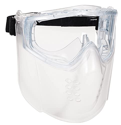 41UvWMJbM7L. SL500  - MSA 10150069 Vertoggle Safety Goggles - Industrial Use, Safety Goggle/Faceshield Combination, Protects Against Impact & Splash, Sightgard Protective Eyewear, Polycarbonate (PC), Anti-Fog, Anti-Scratch