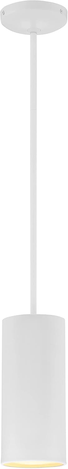 Access Lighting - HI Pilson - 1 Light Medium Pendant with Rigid Stem in Modern Style-10.5 Inches Tall and 4.75 Inches Wide-Matte Black Finish