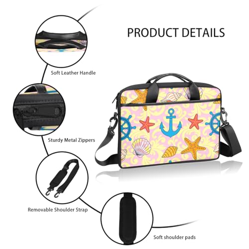 Bolso maletín para laptop 14-15 pulgadas con correa miniatura 4