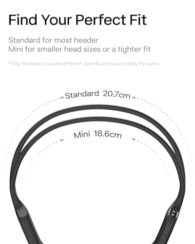 Image of SHOKZ OpenRun Pro - Open-Ear Bluetooth Bone Conduction Sport Headphones - Sweat Resistant Wireless Earphones for Workouts and Running with Premium Deep Base - Built-in Mic, with Hair Band (Pack of 2)