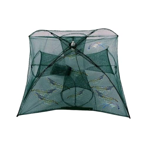 Folding Dip Cage, Crab Trap Net, Cod Fishing Bait, Crab Trap with Foldable Net, Portable Crawdad Trap, Fishing Accessories for C