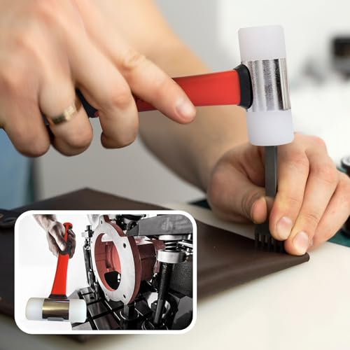 WOTAHI 2-Piece Rubber Mallet Set