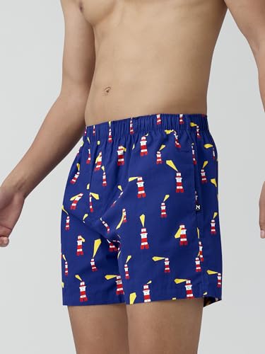 Image of XYXX Men's Remix Regular Fit Cotton Printed Boxer with Dual Pocket & No Marks Waistband (Pack of 2)