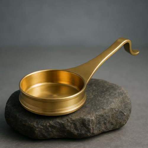 Image of Authentic and Traditional Bronze Tadka Pan for Healthy Cooking | Val Urli | Kai Urli | Kitchen Utensils