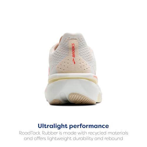 Brooks Women’s Hyperion 2 Neutral Running Shoe - White/Peach/Coral - 10 Medium
