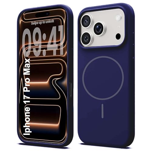 Image of Kratos Active Grip Silicone Case Cover Compatible with iPhone 17 Pro Max - Enhanced Protection, Wireless Magnetic Charging Case with Raised Edge Camera & Screen Protection, Shock-Resistant Design