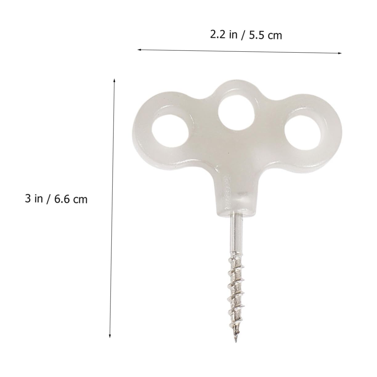 OHPHCALL 4pcs Threaded Tent Stakes Durable Outdoor Camping Anchors Stable Ground Support for Tents Versatile Use Various Surfaces for Hiking and Family Travel