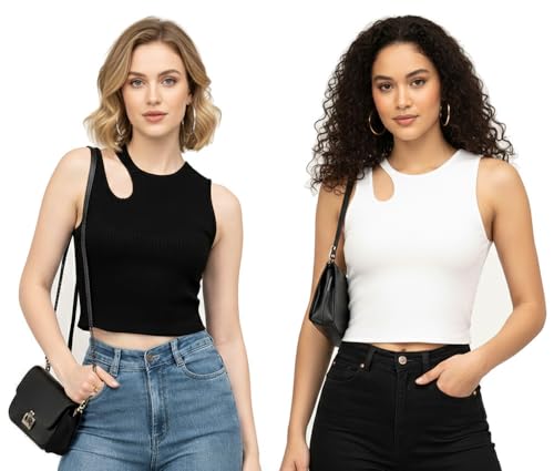 Image of Women's Trendy Premium Cotton Tank Top & Crop Top for Women