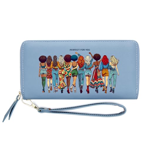 ZRTARY Personalized Liberation Themed Women's Wallets,Birthday Gift,Holiday Commemorative Gift for Family&Friend,Graduation Gift for Classmate 1299s