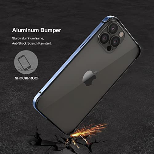 Coque antichoc iPhone 13 Pro Max métal mince sans interférence signal - 4