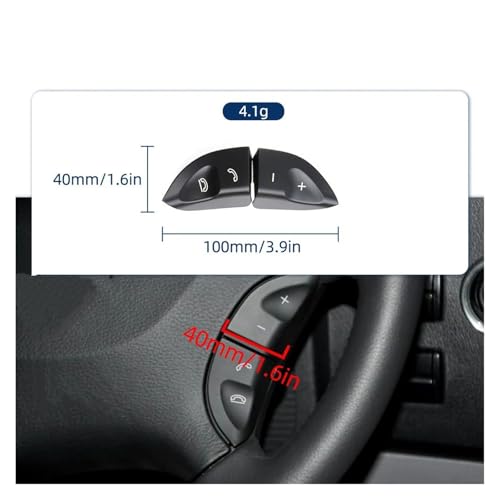 Boutons Volant W220 S430 S500 Beige, Commande de Commutation Multifonction Benz - 2