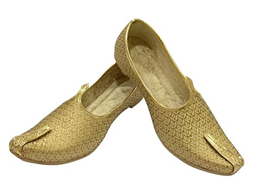 Men's Cream Wedding Shoes Sherwani Punjabi Jutti Traditional Ethnic Flats Mojari Khussa Juti2