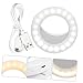 Angoily Design Mini Ring Light Fill Light for Phone Laptop and Camera Portable for Selfie Live Streaming