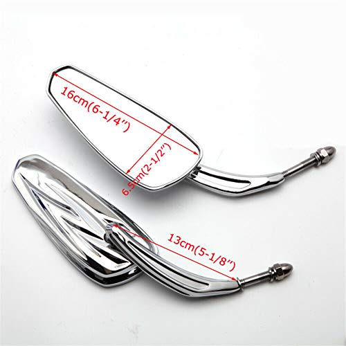 Image of Motorcycle Chrome Rearview Mirrors Replacement for Street Glide Special FLHX