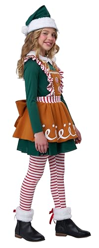 Disfraz Infantil de Duende de Jengibre para Niñas miniatura 3