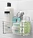 BINO SMARTSUCTION Chrome Shower Caddy, Basket