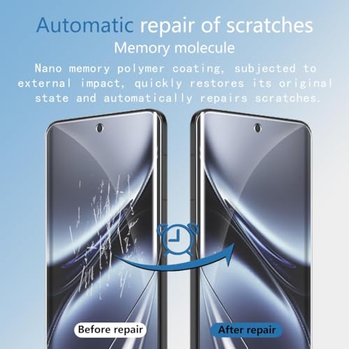 Image of PreCure [2+2 Pack] Screen Protector for X200 Pro with Camera Lens Protection | Soft TPU Film | Bubble-Free | Anti-Scratch | HD Full Coverage | [Not Tempered Glass]