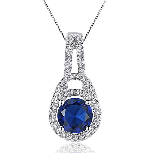 Collier Argent 925 Saphir : bijou d'exception au design classique