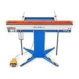 Mechmaxx 48'' Industrial Magnetic Pan and BOX Heavy Duty Sheet Metal Brake 20 Gauge Capacity Shear Press Brake, Model MSMB1250E