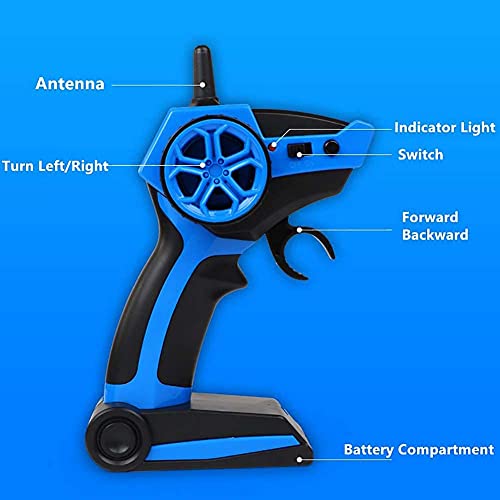 UJIKHSD 2.4G Wireless Amphibious Remote Control Ship, 1015KM/H RC High