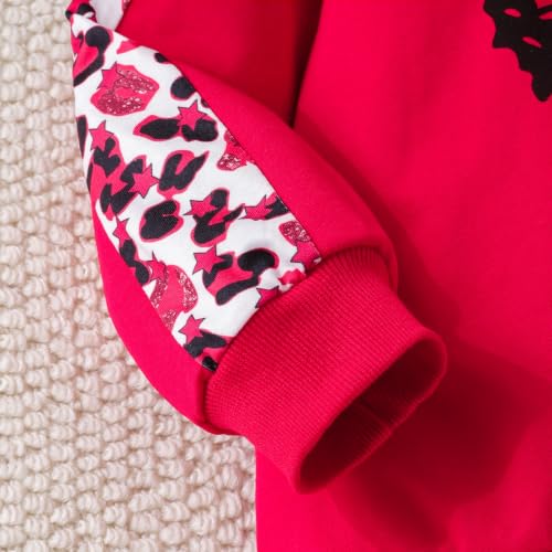 Image of Girls Clothes Fall Winter Toddler Outfits Leopard-print Hoodie Sweatshirt + Sweatpants 2 Piece Set 4-12 Years