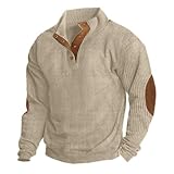 Décontracté sans effort : Adoptez un look décontracté et relaxant avec notre sweat-shirt ample et oversized. La texture du velours côtelé lui donne un look unique, ce qui lui permet de passer facilement de la détente à la maison aux sorties décontractées.