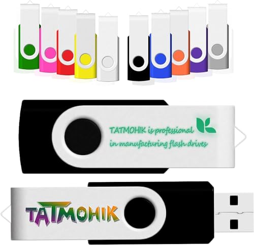 Custom USB Flash Drive 2GB 200 Pack Promotional Product Customized USB Thumb Drive,Customizable USB Drive Personalized with Your Logo Bulk USB 2.0 Personalized USB Stick 200pcs Multiple Color Choice