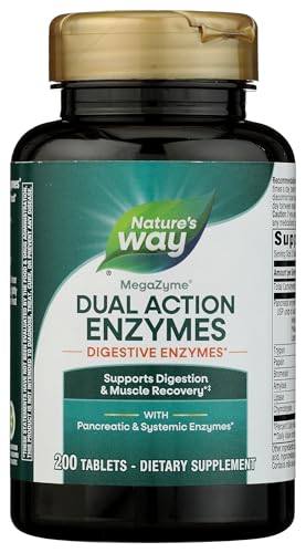Nature's Way Mega-Zyme, Pancreatic & Systemic Enzymes, 200 Tablets