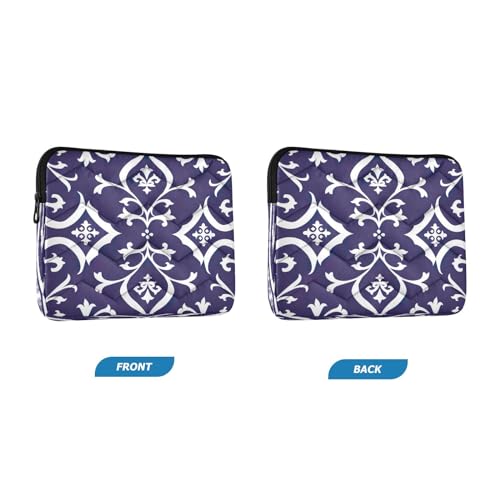 Funda para portátil 13-14 pulgadas impermeable azul geométrico miniatura 2
