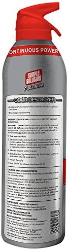 Simple Solution Pet Odour Destroyer | Enzymatic Cleaner Pro-Bacteria Cleaning Power | Targets Urine Stains and Odours