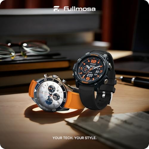Image of Fullmosa 20mm Watch Strap, 2 Pack Silicone Watch Straps for Men Women, Compatible with Amazfit Bip U /Bip U Pro, Amazfit GTR /GTR Mini, Samsung Galaxy Watch 4 /5 /6 /7, Garmin Venu and all 20mm Watches