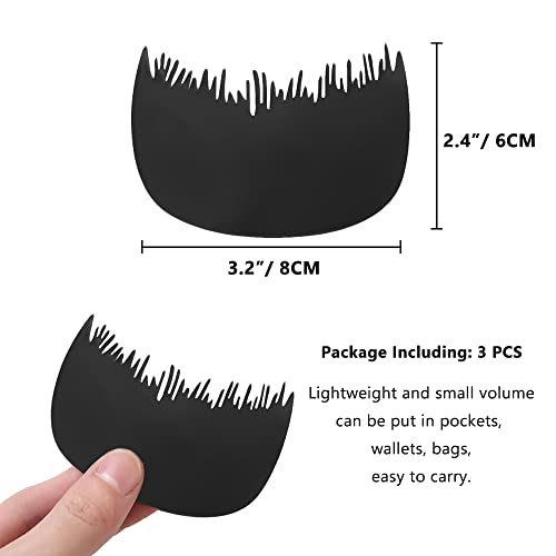 Peine moldeador para línea de cabello Becony 3 piezas miniatura 2