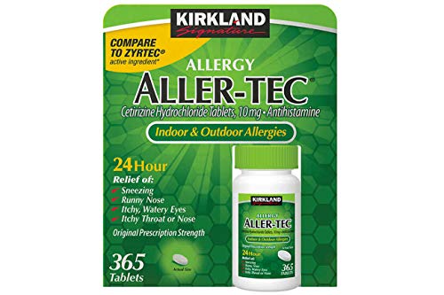 Kirkland Signature Aller-tec 10mg Tablets - 365 ct