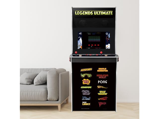 Miniatura 3 de AtGames Legends Ultimate Arcade, máquina de juego de tamaño completo, arcade en casa, videojuegos retro clásicos, 300 juegos de arcade y consolas