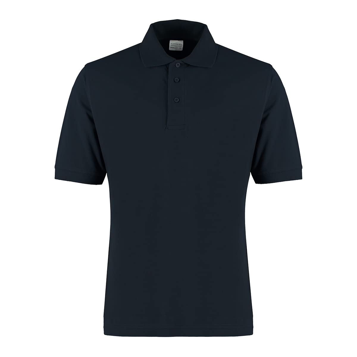 Kustom Kit Men's Superwash Cotton Klassic Polo Shirt, Navy, MED