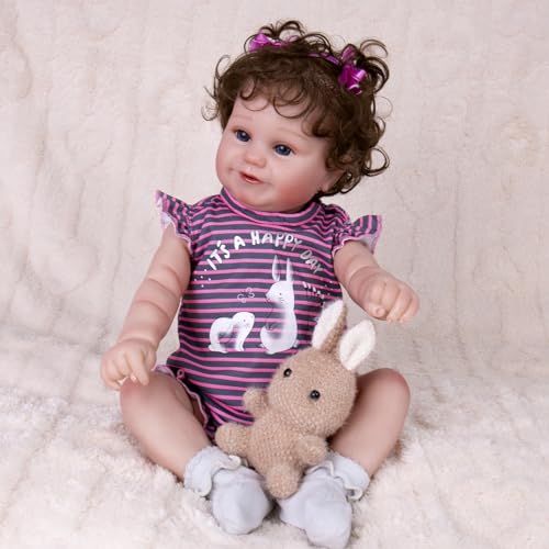 Purple Stripe Outfit Set for 18-22 Inch Reborn Dolls